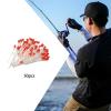 NineFit Basics 50x Crab and Shrimp Eyes Fly Tying Materials Soft Small Lifelike Study for Freshwater Saltwater DIY Accessories Tying, red, 20mm view 2