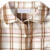 The Children's Place,Girls,Long Sleeve Plaid Twill Tie Front Button Down Shirt,Bunnys Tail Plaid,Medium view 2