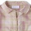 The Children's Place,Girls,Long Sleeve Plaid Twill Tie Front Button Down Shirt,Latte Plaid,Large view 2