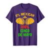 0% Mexican 100% Cinco De Mayo Funny Fiesta Party T-Shirt view 1