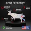 Deer Silhouette Infinity Target | Self-Healing Hunting Target | Realistic Practice Design | Long-Lasting Durability | Universal Mounting | High-Impact Resistant view 4