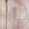 The Children's Place,Girls,Long Sleeve Plaid Twill Tie Front Button Down Shirt,Latte Plaid,X-Small view 3