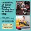 Squat Wedge Block Set of 3/5 - 960 LBS Capacity - Slant Board for Calf Stretching with 5 Stackable Angles - Calf Stretcher Slant Board - Workout Equipment - EPP Material for Exercise Equipment & Physical Therapy view 2