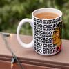 Rico Industries NHL Hockey Chicago Blackhawks 15 oz White Ceramic Mug view 3