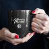 Rico Industries NFL Football Pittsburgh Steelers Mom Black 16 oz Team Color Laser Engraved Speckled Ceramic Coffee Mug view 4