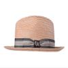 Bigalli Swing Paper Braid Sun Hats for Women Men Crushable Beach Hat Center Dent Shape, Grosgrain Ribbon Detail, UV Protection SPF 80 Certified | Beige Small view 2