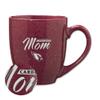 Rico Industries NFL Football Arizona Cardinals Mom Maroon 16 oz Team Color Laser Engraved Speckled Ceramic Coffee Mug view 1