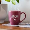 Rico Industries NFL Football Arizona Cardinals Mom Maroon 16 oz Team Color Laser Engraved Speckled Ceramic Coffee Mug view 2
