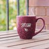 Rico Industries NFL Football Arizona Cardinals Mom Maroon 16 oz Team Color Laser Engraved Speckled Ceramic Coffee Mug view 3