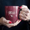 Rico Industries NFL Football Arizona Cardinals Mom Maroon 16 oz Team Color Laser Engraved Speckled Ceramic Coffee Mug view 4