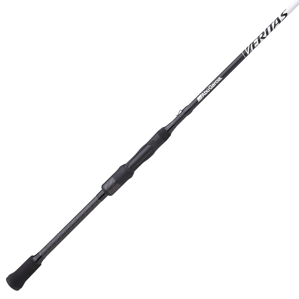 Abu Garcia 6'9" Veritas Spinning Fishing Rod, 1 Piece Rod, 6-10 lb Line Rating, Medium Light Rod Power, Fast Action, 1/8-1/2 oz Lure Rating
