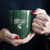 Rico Industries NCAA Michigan State Spartans Mom 16 oz Team Color Laser Engraved Speckled Ceramic Coffee Mug view 4