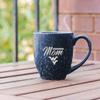 Rico Industries NCAA West Virginia Mountaineers Mom 16 oz Team Color Laser Engraved Speckled Ceramic Coffee Mug view 3