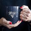 Rico Industries NCAA West Virginia Mountaineers Mom 16 oz Team Color Laser Engraved Speckled Ceramic Coffee Mug view 4