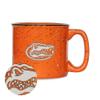Rico Industries NCAA Florida Gators Orange Speckle 12oz Laser Engraved Campfire Mug view 1