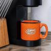 Rico Industries NCAA Florida Gators Orange Speckle 12oz Laser Engraved Campfire Mug view 4