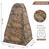 BRIAN & DANY Pop Up Shower Tent, Portable Privacy Camping Changing Tent, Camp Toilet Bathroom Pod with Rain Shelter & Windows, UPF 50+ & Waterproof, 47.2" x 47.2" x 74.8", Camouflage view 2