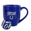 Rico Industries NFL Football Indianapolis Colts Mom Royal Blue 16 oz Team Color Laser Engraved Ceramic Coffee Mug view 1