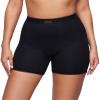 INLYRIC Women's Boxer Briefs Cotton High Waisted Boy Shorts Underwear 5" Inseam Stretch Boxer Shorts Black Large view 1
