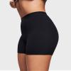 INLYRIC Women's Boxer Briefs Cotton High Waisted Boy Shorts Underwear 5" Inseam Stretch Boxer Shorts Black Large view 2