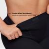 INLYRIC Women's Boxer Briefs Cotton High Waisted Boy Shorts Underwear 5" Inseam Stretch Boxer Shorts Black Large view 4