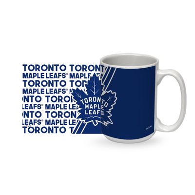 Rico Industries NHL Hockey Toronto Maple Leafs 15 oz White Ceramic Mug