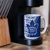 Rico Industries NHL Hockey Toronto Maple Leafs 15 oz White Ceramic Mug view 2