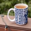 Rico Industries NHL Hockey Toronto Maple Leafs 15 oz White Ceramic Mug view 3