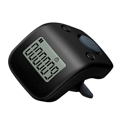 HANABASS Rechargeable Finger Counter Silent Digital Tally Clicker for Prayer and Counting Mini Handheld Device with Durable Display Portable for Sports Events and Daily Use