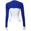 Huliyhus Women Anti-UV Golf Cooling Shawl Arm Sleeves UV Protection Sun Protector Long Sleeve Arm Sleeve Shawl for Golf Outdoor Sports (Royal Blue) view 2