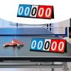 Aymzbd Tabletop Scoreboard Score Flipper 4/5/6 Digit Lightweight Sports Scoreboard Score Keeper for Volleyball, Basketball, Colleges, 5 Digit view 2