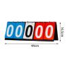 Aymzbd Tabletop Scoreboard Score Flipper 4/5/6 Digit Lightweight Sports Scoreboard Score Keeper for Volleyball, Basketball, Colleges, 5 Digit view 3
