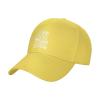 Keep Calm and Love Goats Baseball Cap Men Women Adjustable Trendy Curved Brim Baseball Caps Yellow view 1