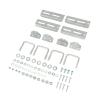 8in Swivel Bunk Bracket Kit Adjustable Height Galvanized U Bolts for 2inx3in Boat Trailer Crossmembers view 4
