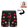 Custom Boxers with Face on Them Boxers for Men Gifts for Valentine's Day Birthday Personalized Boxer Funny Gifts,S-0.0121 view 2