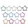 staol Aluminum Alloy Outdoor Star Shaped Spring Snap Locking Carabiner Clip Keychains for Backpack Camping Hiking Traveling Outdoor Activities Accessory, Black view 2