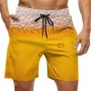 Beer Bubble Fashion Mens Board Shorts Quick Dry Beach Pants Mesh Lining Casual Swim Trunks S view 1