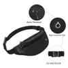 Frenou Fanny Pack For Women And Man Crossbody Bag Cross body Bag With Adjustable Strap For Travel Running Hiking Walking Workout Black view 3