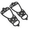 ICE Shoe Grips 8 Teeth Foldable ICE Traction Cleats for Snow and ICE Walking (S) view 2