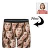 Customized Boxers for Men Gifts for Birthday for Boyfriend Unique Custom Boxers with Face on Them Personalized Underwear XL-0.014 view 2