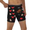Customized Boxers for Men Elephant Trunk Underwear for Men Birthday Gift Ideas Custom Underwear for Boyfriend L-0.018 view 4