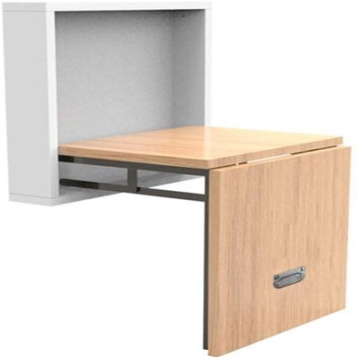 CukUJH YHRJ Shoe Changing Stool for Home Balcony,Invisible Folding Chair at The Entrance,Wall-Mounted Living Room Decoration Footstool (Color : Brown)