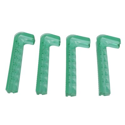 Yuecoom 2Pair Ice Skate Guards,6.7Inch Hard Adjustable Skate Guards Figure Skate Guards for Figure Skating or Hockey Kids Adults(Green)