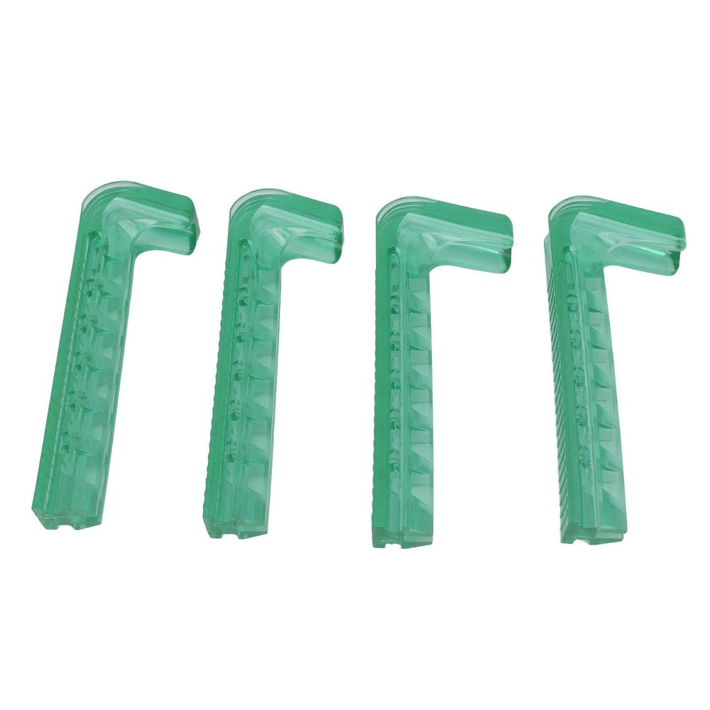 Yuecoom 2Pair Ice Skate Guards,6.7Inch Hard Adjustable Skate Guards Figure Skate Guards for Figure Skating or Hockey Kids Adults(Green)