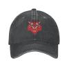 Angry Tiger Baseball Cap for Men Women Hat Vintage Cowboy Hats Adjustable Trucker Caps Black view 2