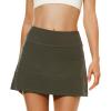 HODOSPORTS Womens Pleated Tennis Skirt with Built-in Short Mini Golf Skort Athletic Skirt with 3 Pockets Workout Pickleball Sport Skirt Dark Green XXL view 2