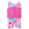 Baby Kids Boys Girls One-Piece Swimsuit with UPF 50+ Sun Protection, Long Sleeve Rash Guard for Toddler, Beach Pool Swimming, Summer Vacation Outfit Rose 5-6years view 3