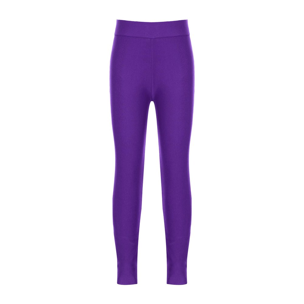 Yruioon Kids Girls UPF 50+ Swim Leggings Solid Color Quick Dry Sports Pants Gymnastics Ballet Dance Tights Purple 14 Years