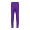 Yruioon Kids Girls UPF 50+ Swim Leggings Solid Color Quick Dry Sports Pants Gymnastics Ballet Dance Tights Purple 14 Years view 2