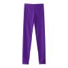Yruioon Kids Girls UPF 50+ Swim Leggings Solid Color Quick Dry Sports Pants Gymnastics Ballet Dance Tights Purple 14 Years view 3
